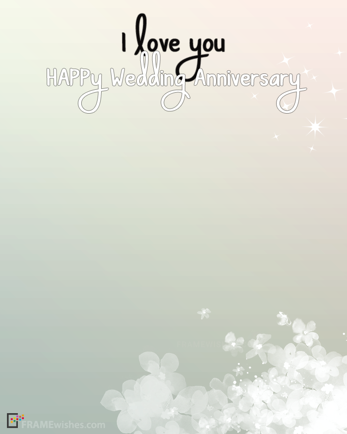 Make Wedding Anniversary Photo Editing Online Free