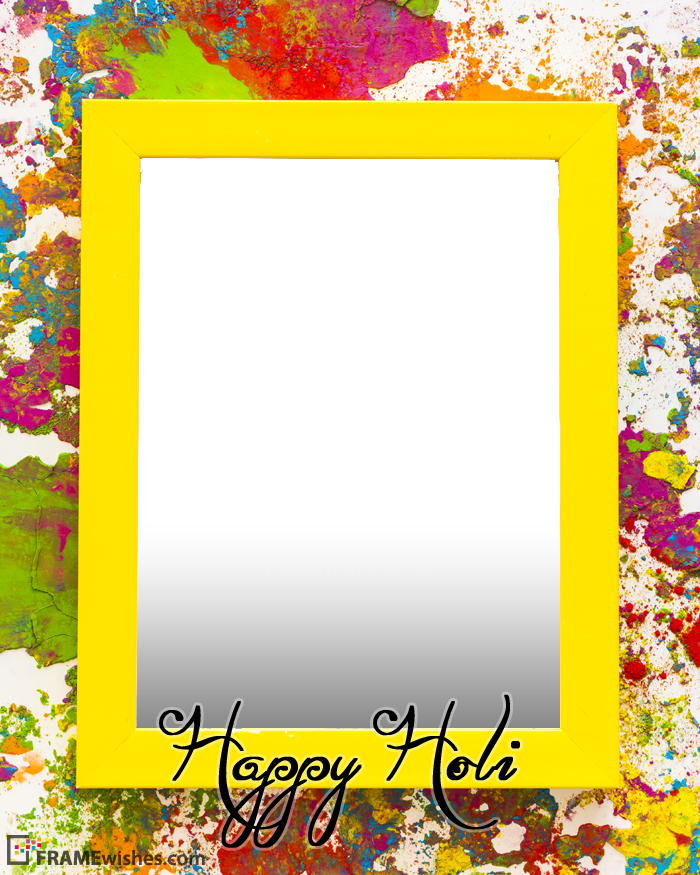 holi photo frames online editing