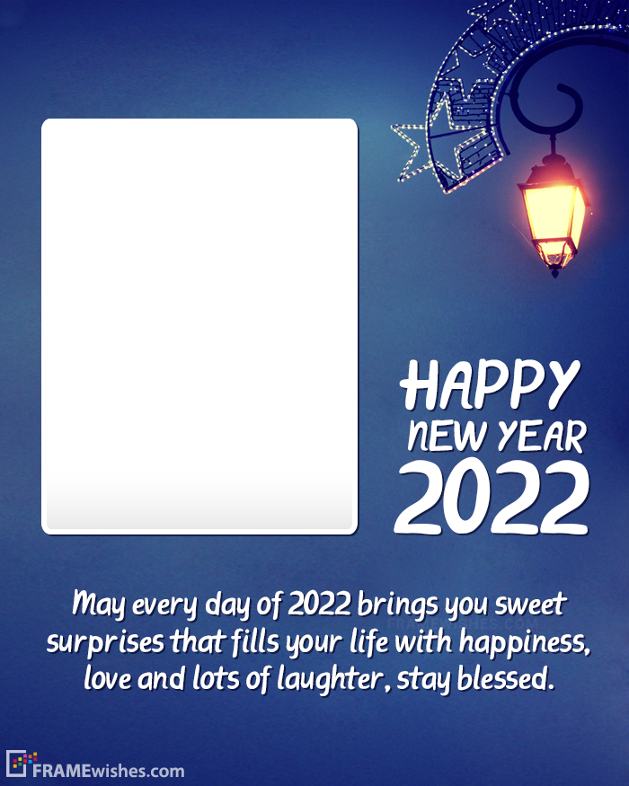 Happy New Year Wishes With Photo Frame 2021