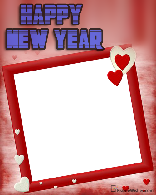 New Year 2024 Photo Frames Heart Love For Friends