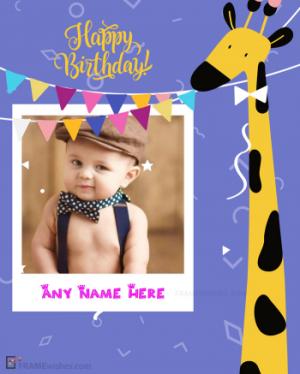 Online Baby Birthday Photo Frames