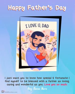 Best Photo Frame For Father's Day Wishes