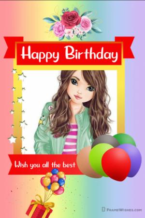 Happy Birthday Photo Frame Editor Online Free
