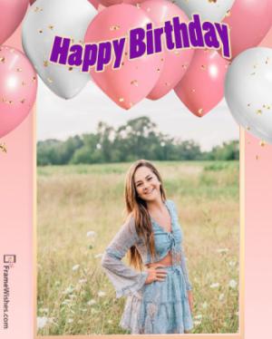 Happy Birthday Photo Frame Editor Online Free