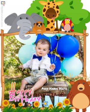 Cute Birthday Photo Frame For Children