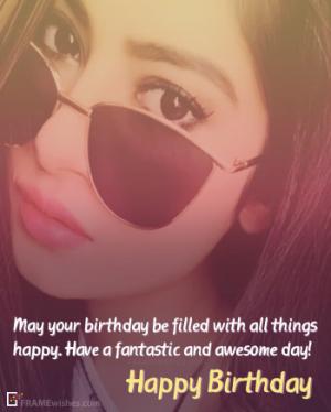 Free Editable Birthday Wishes With Photo