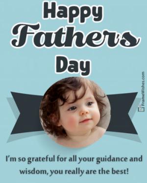Fathers Day Photo Frame Free Online Gift From Daughter