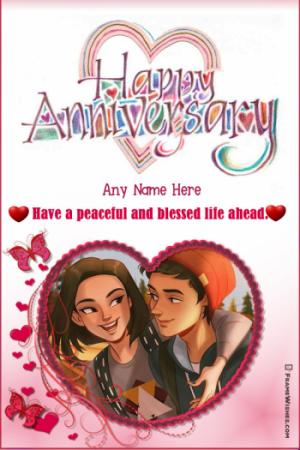 Happy Wedding Anniversary Photo Frames