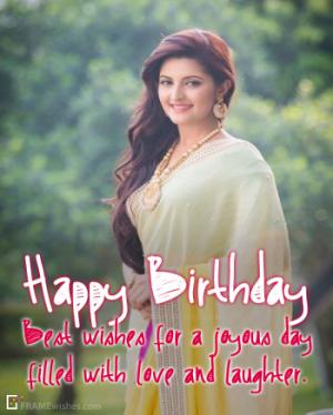 Customize Happy Bday Wishes Photo Frame