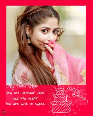 Make Happy Birthday Wishes With Photo Edit Option