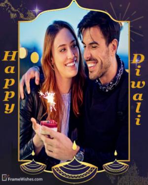 Happy Diwali Full Background Photo Frame Free Online