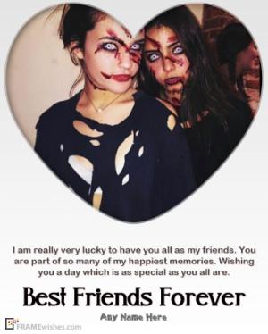 Happy Friendship Day Frames With Photo