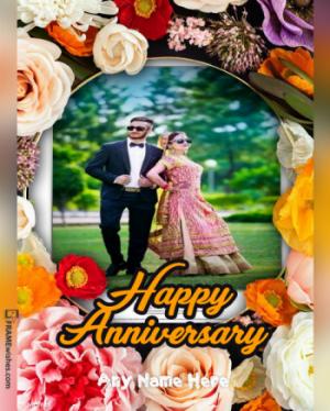 Happy Wedding Anniversary Photo Frames