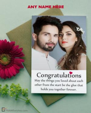 Happy Wedding Wishes With Photo