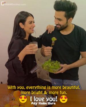 I Love You Photo Frame Wish