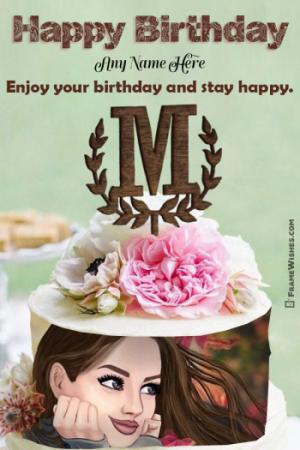 About: Happy Birthday Cake Frame with Name and Photo (Google Play version)  | | Apptopia