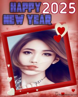 New Year 2024 Photo Frames Heart Love For Friends