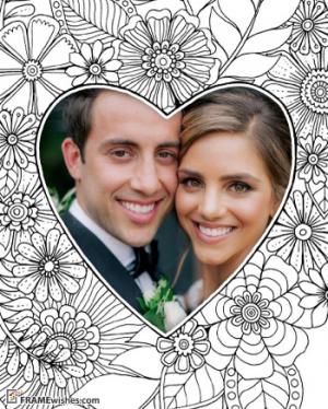 Put Picture In Heart Shape Frame