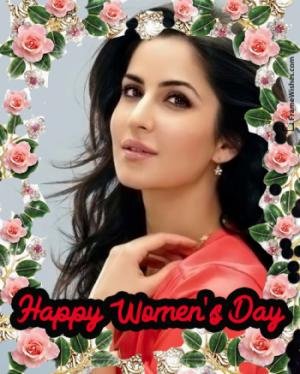Roses Happy Women's Day Photo Frame Free Online Edit Gift