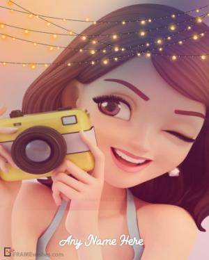 Small Bulbs Lighting Photo Frame