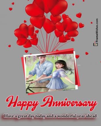 anniversary photo frame online