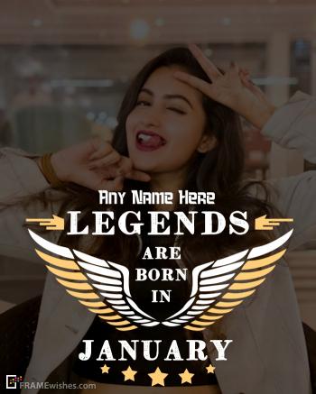 Legends Are Born In May Frame