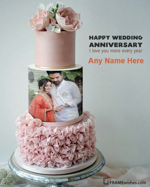 happy 3rd marriage anniversary cake