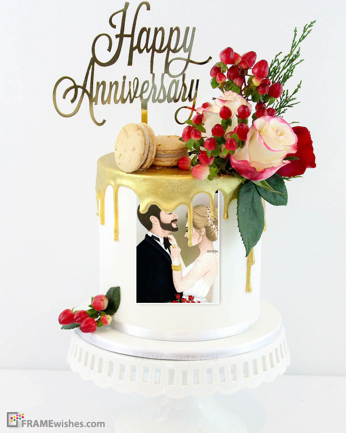 Wedding Anniversary Cake - Buy Online, Free UK Delivery — New Cakes