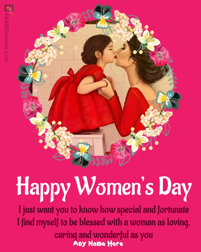 Beautiful Womens Day Photo Frame