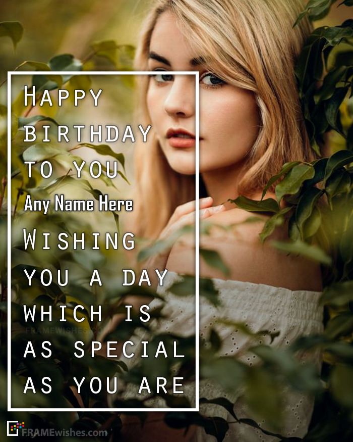 Happy Birthday Messages Frame