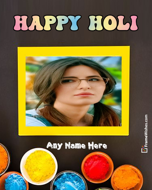 Happy Holi Photo Frame For Friends Online Edit Free