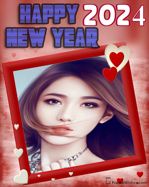 New Year 2022 Photo Frames Heart Love For Friends