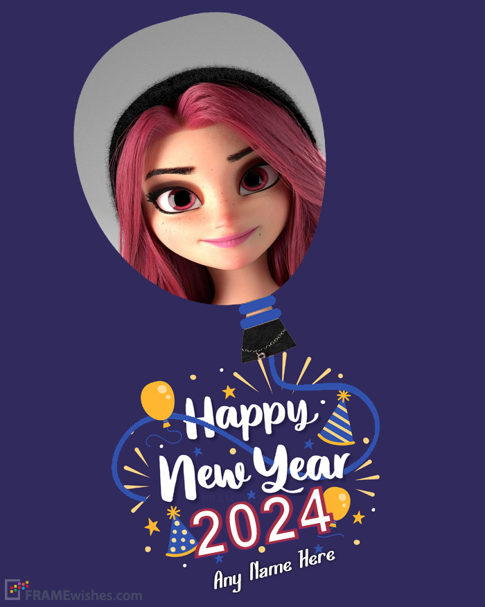 New Year Photo Frame Online Editing 2021