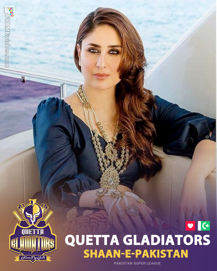 Quetta Gladiators Photo Frame - PSL 5 2020