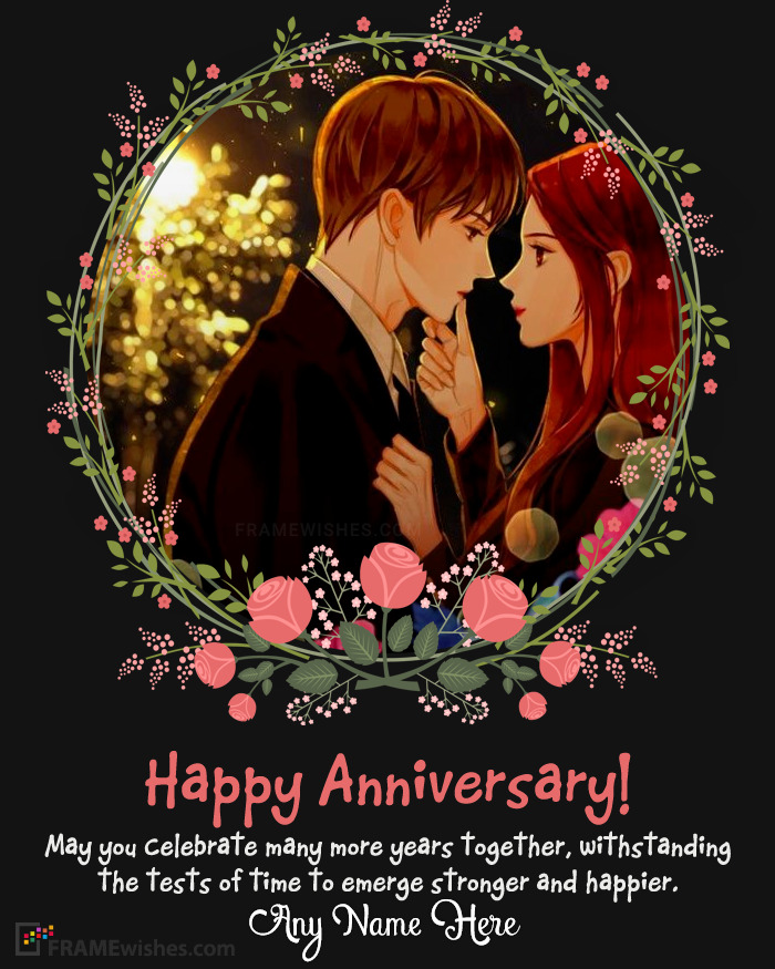 Happy Anniversary Wishes Photo Frame Webframes Org